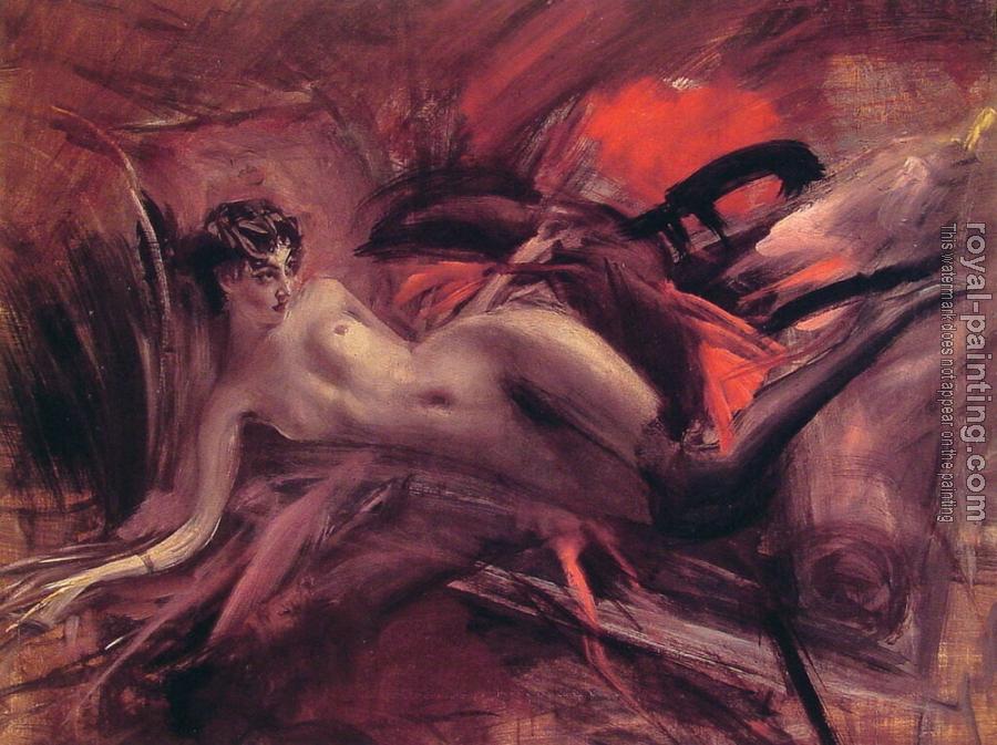 Giovanni Boldini : Reclining Nude